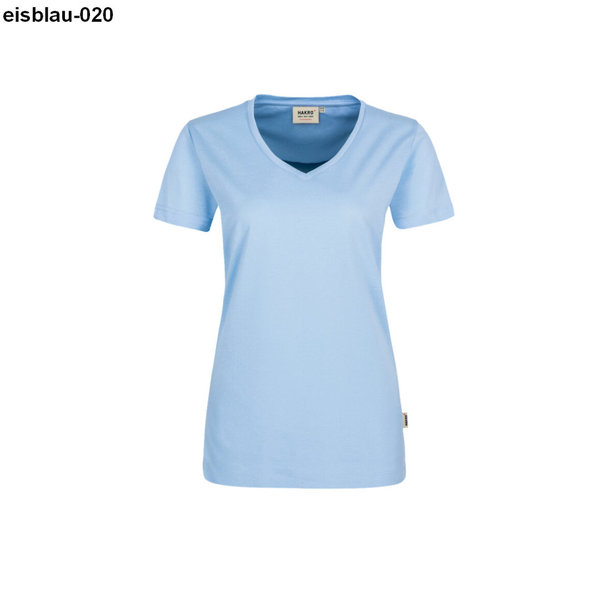 HAKRO 0181 Damen V-Shirt Mikralinar® , XS-6XL, div. Farben