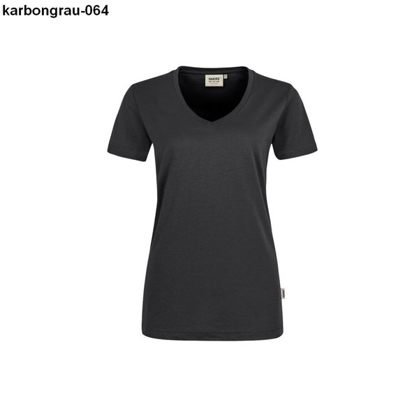 HAKRO Damen V-Shirt Mikralinar®  0181, XS-6XL, div. Farben