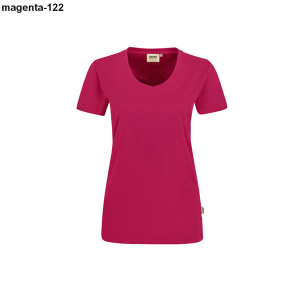 HAKRO Damen V-Shirt Mikralinar®  0181, XS-6XL, div. Farben