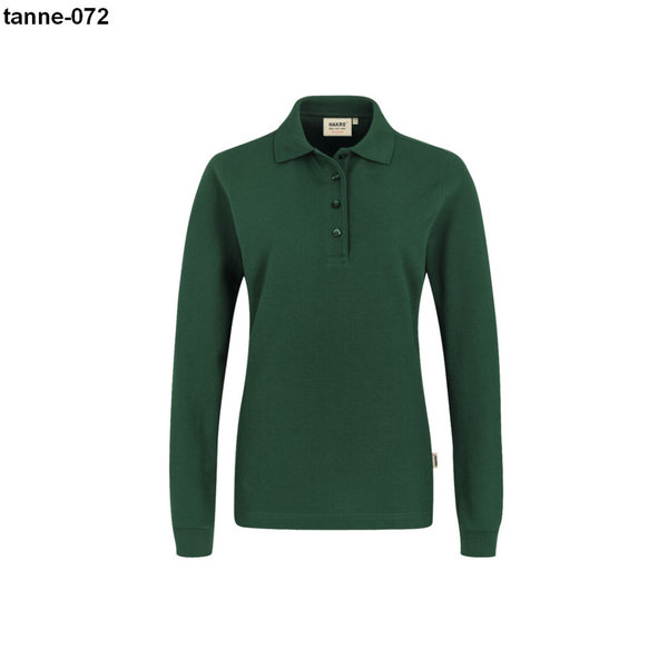 HAKRO Damen Longsleeve-Poloshirt Mikralinar®  0215, XS-6XL, div. Farben