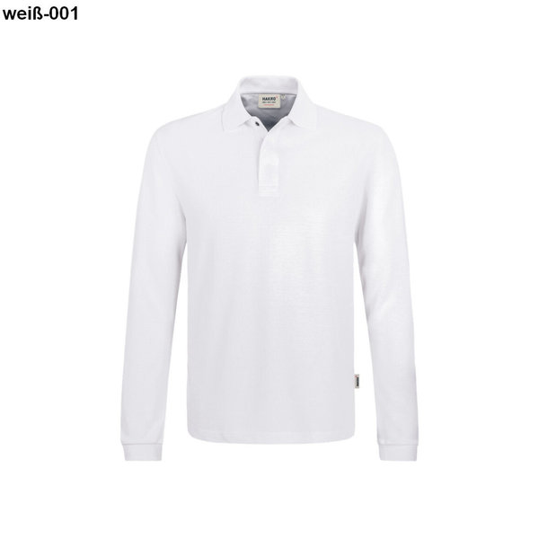 HAKRO Herren Longsleeve-Poloshirt HACCP Mikralinar®  0821, XS-6XL, div. Farben