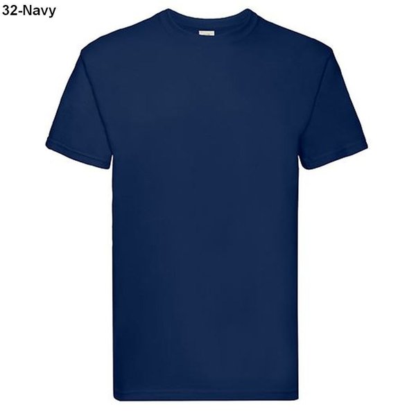 Unisex T-Shirt FruitoftheLoom Super Premium, 60°C, S-3XL, div.Farben