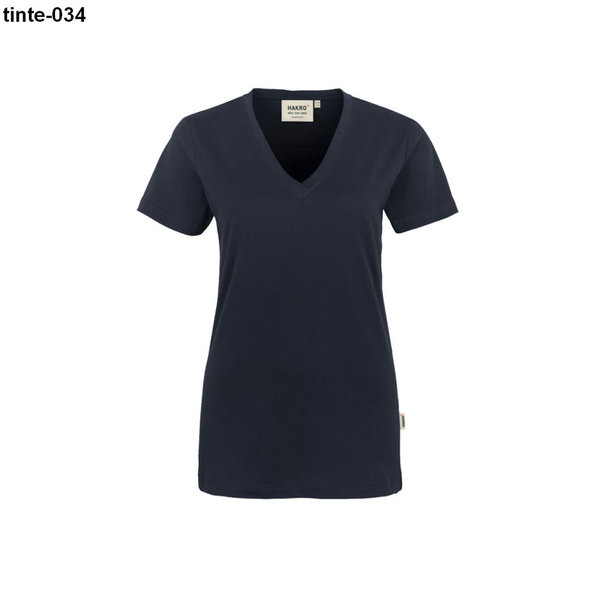 HAKRO Damen V-Shirt Classic 0126, 4XL-6XL, div. Farben