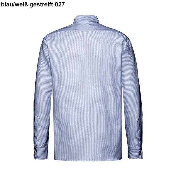 Greiff Herren-Hemd Casual Regular Fit 6723, Gr.37/38-45/46, blau/weiß gestreift